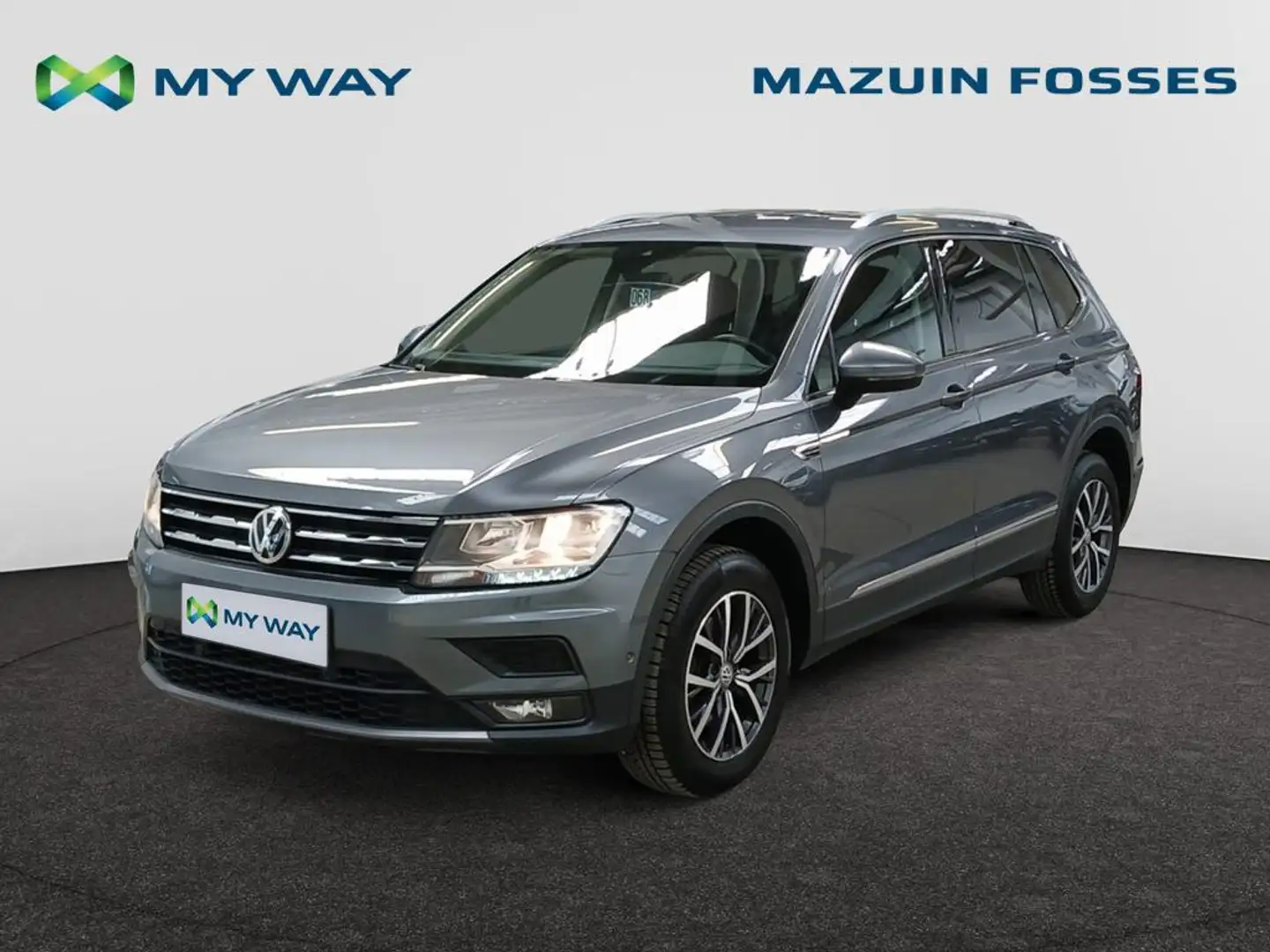 Volkswagen Tiguan Allspace Comfortline 2.0 TDI SCR 110 kW (150 ch) 6 vitesses Gris - 1