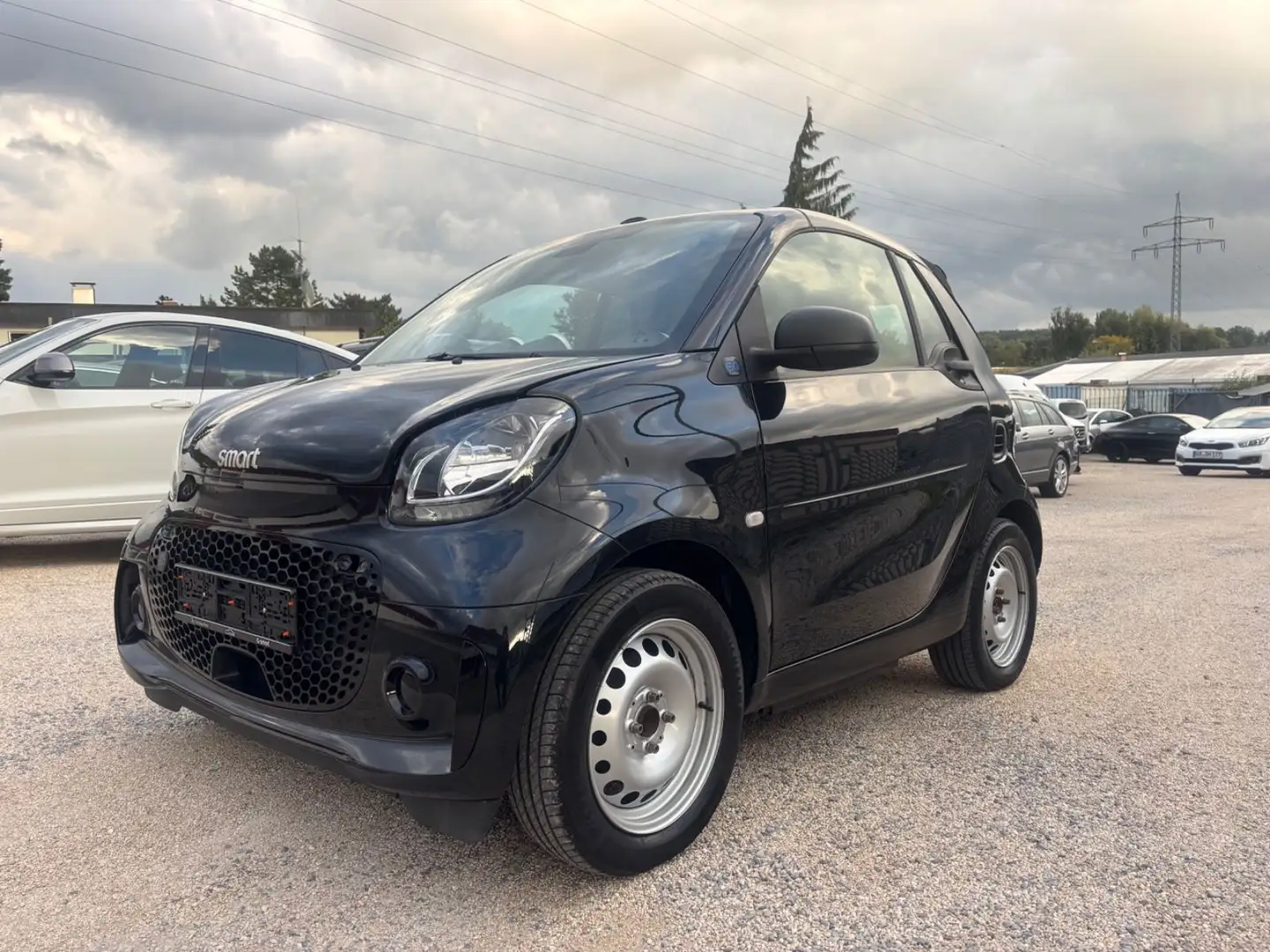 smart forTwo Cabrio EQ, NETTO 7.975€,HU Neu,TOP Noir - 1