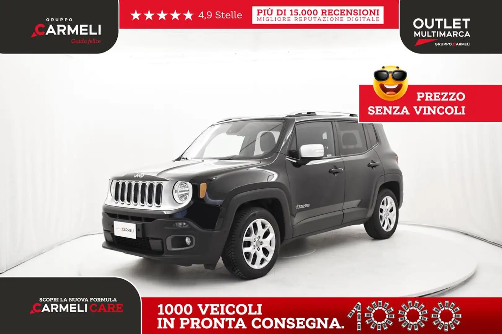 Jeep Renegade 1.4 m-air Limited fwd 140cv Grijs - 1