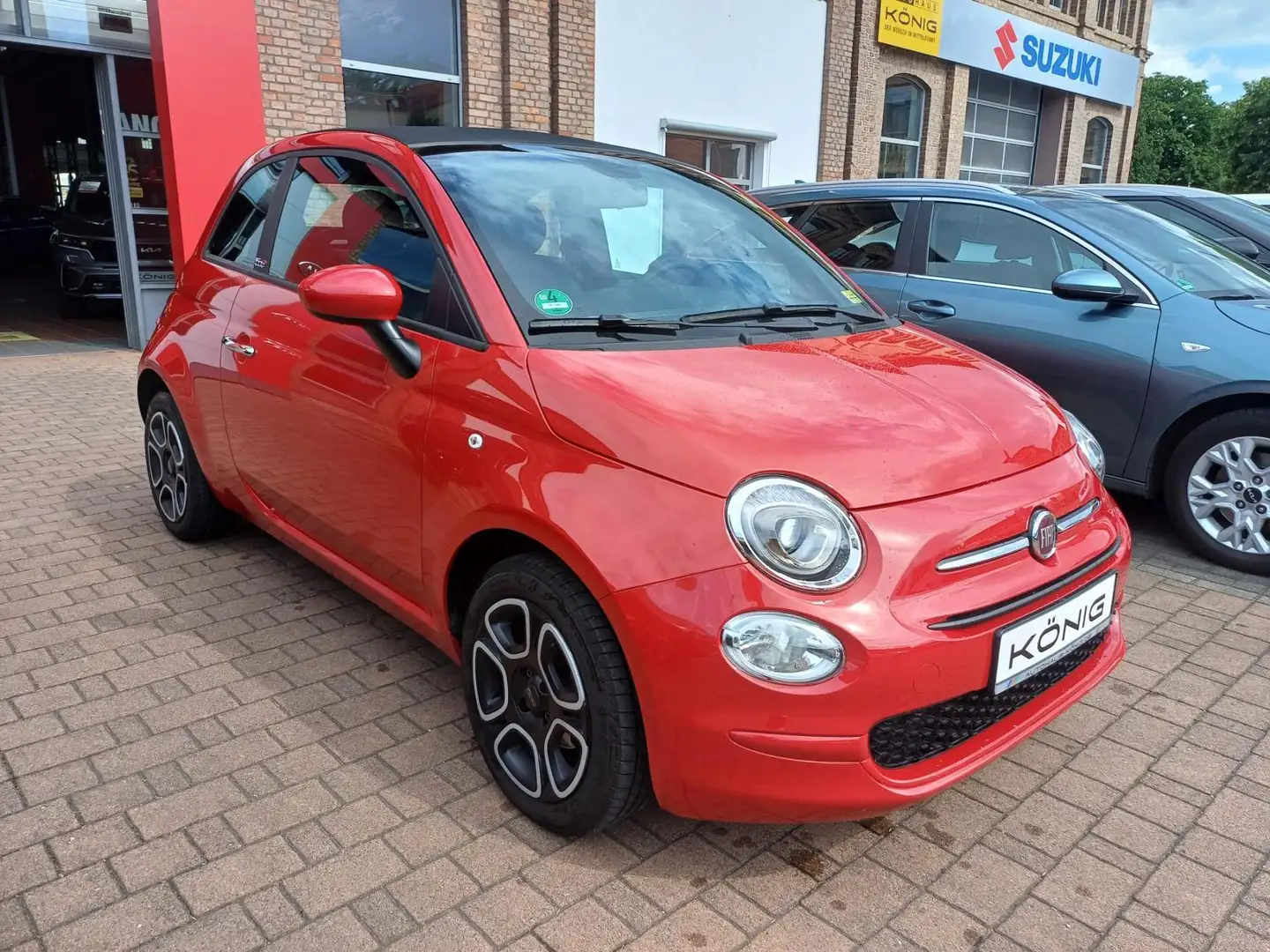 Fiat 500C 1.0 GSE Mild Hybrid Club Klimaanlage Rot - 2