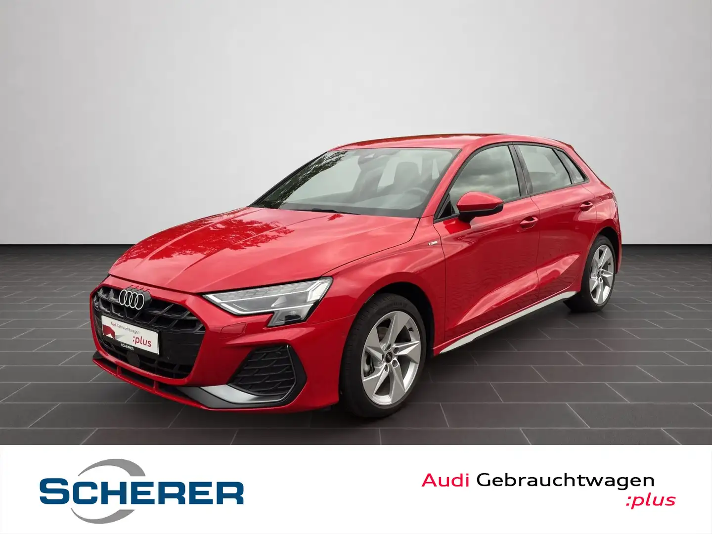Audi A3 35 TFSI S line S tronic NAVI KAMERA Rojo - 1