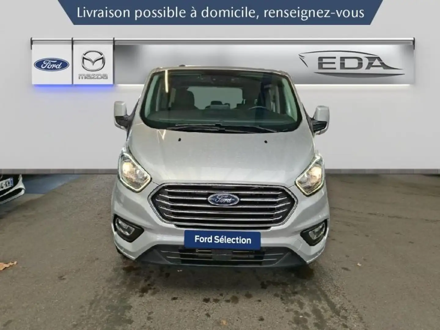 Ford Tourneo Custom 320 L2H1 2.0 EcoBlue 185ch Titanium BVA Gris - 2