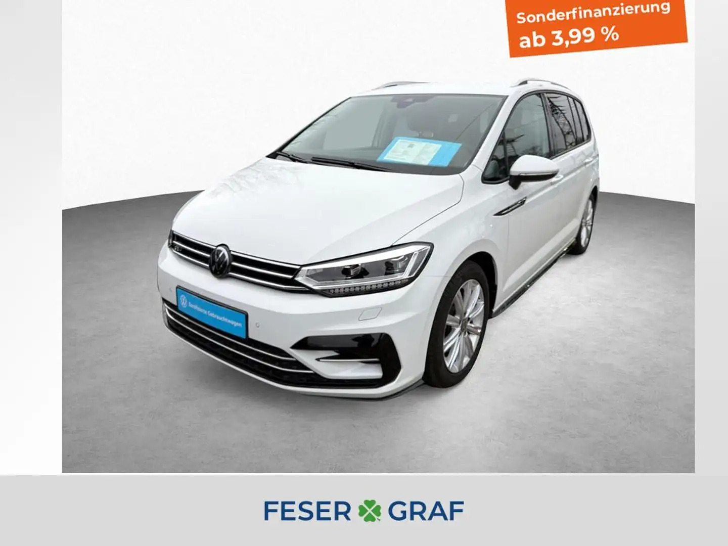 Volkswagen Touran 1.5 TSI DSG R-LINE KAMERA ACC NAVI Weiß - 1