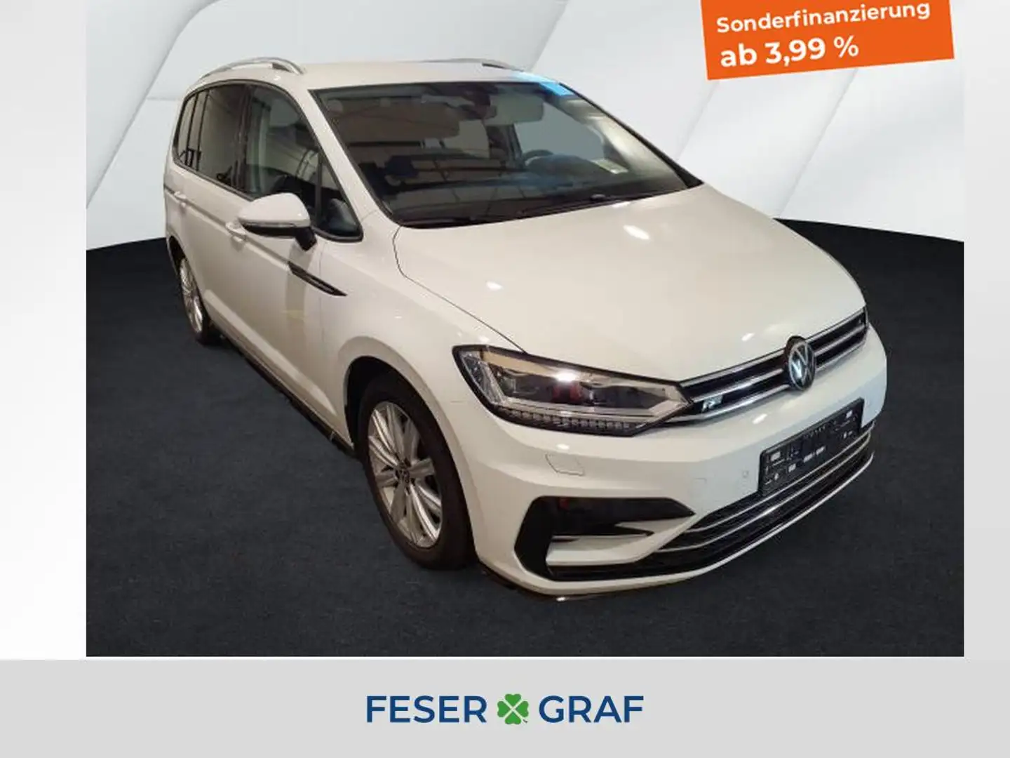 Volkswagen Touran 1.5 TSI DSG R-LINE KAMERA ACC NAVI Weiß - 1