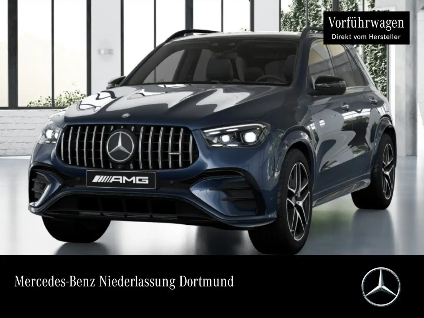 Mercedes-Benz GLE 53 AMG GLE 53 HYBRID 4M NIGHT+PANO+360+AHK+MULTIBEAM+21" Blau - 1