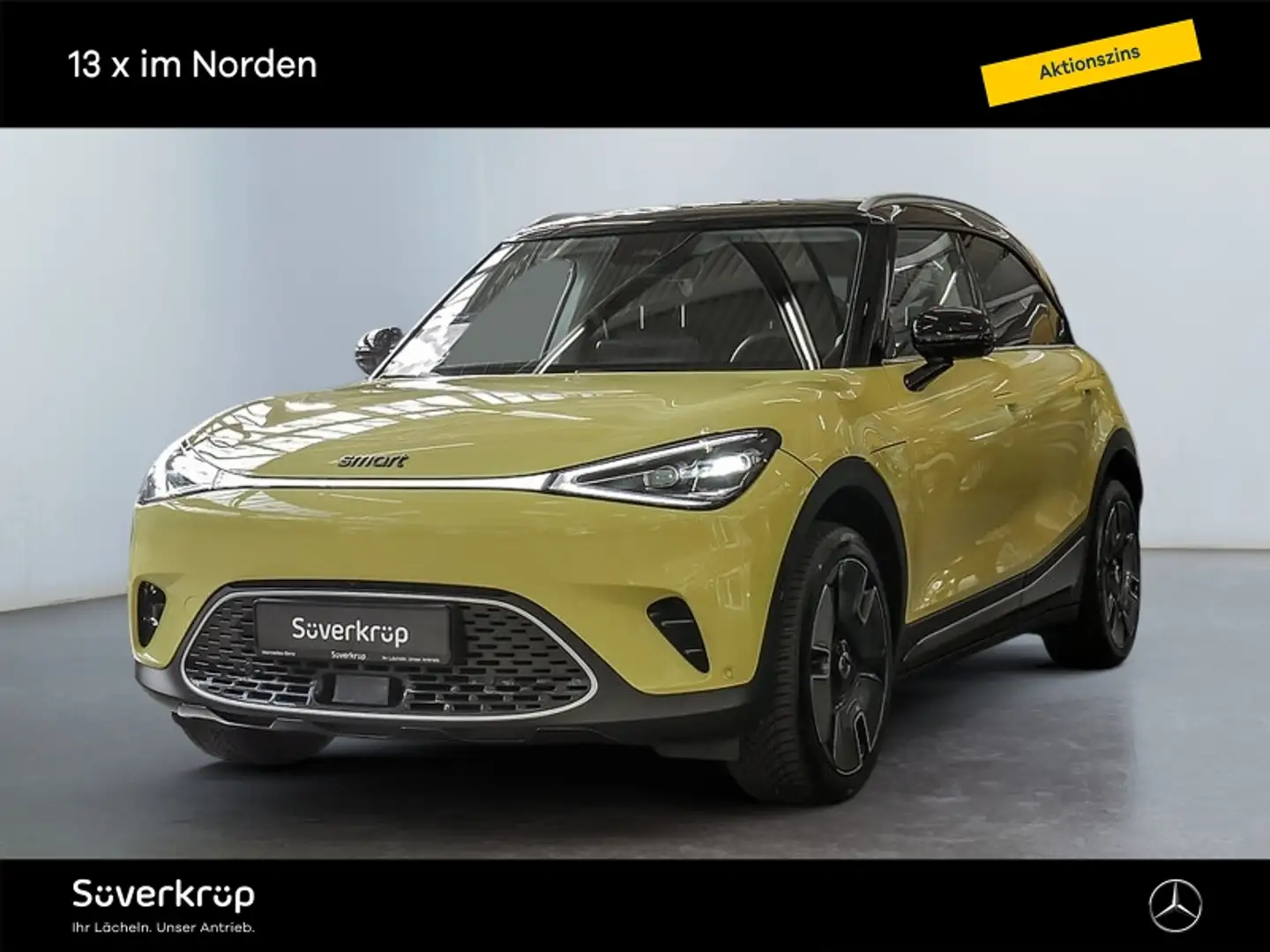 smart #1 Premium (66kWh) DISTR SPUR 360 PANO PDC MEMO Gelb - 1