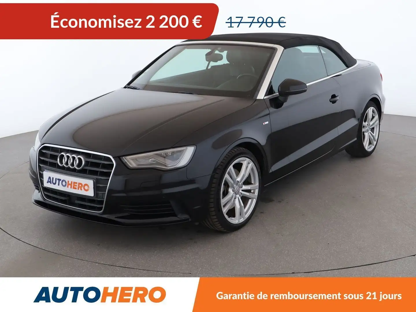 Audi A3 Cabriolet 1.8 TFSI S Tronic Noir - 1