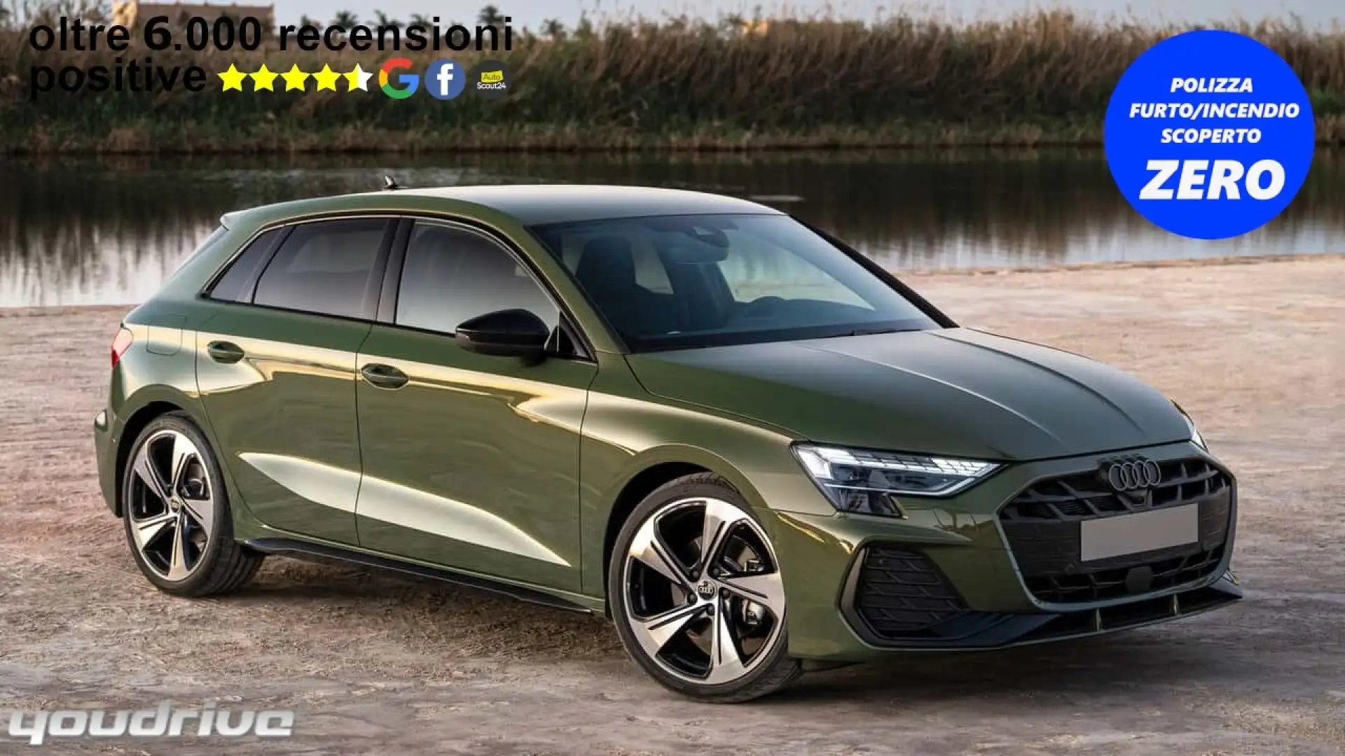 Audi A3 SPB 35 TDI S tronic S line edition KM0 Verde - 1