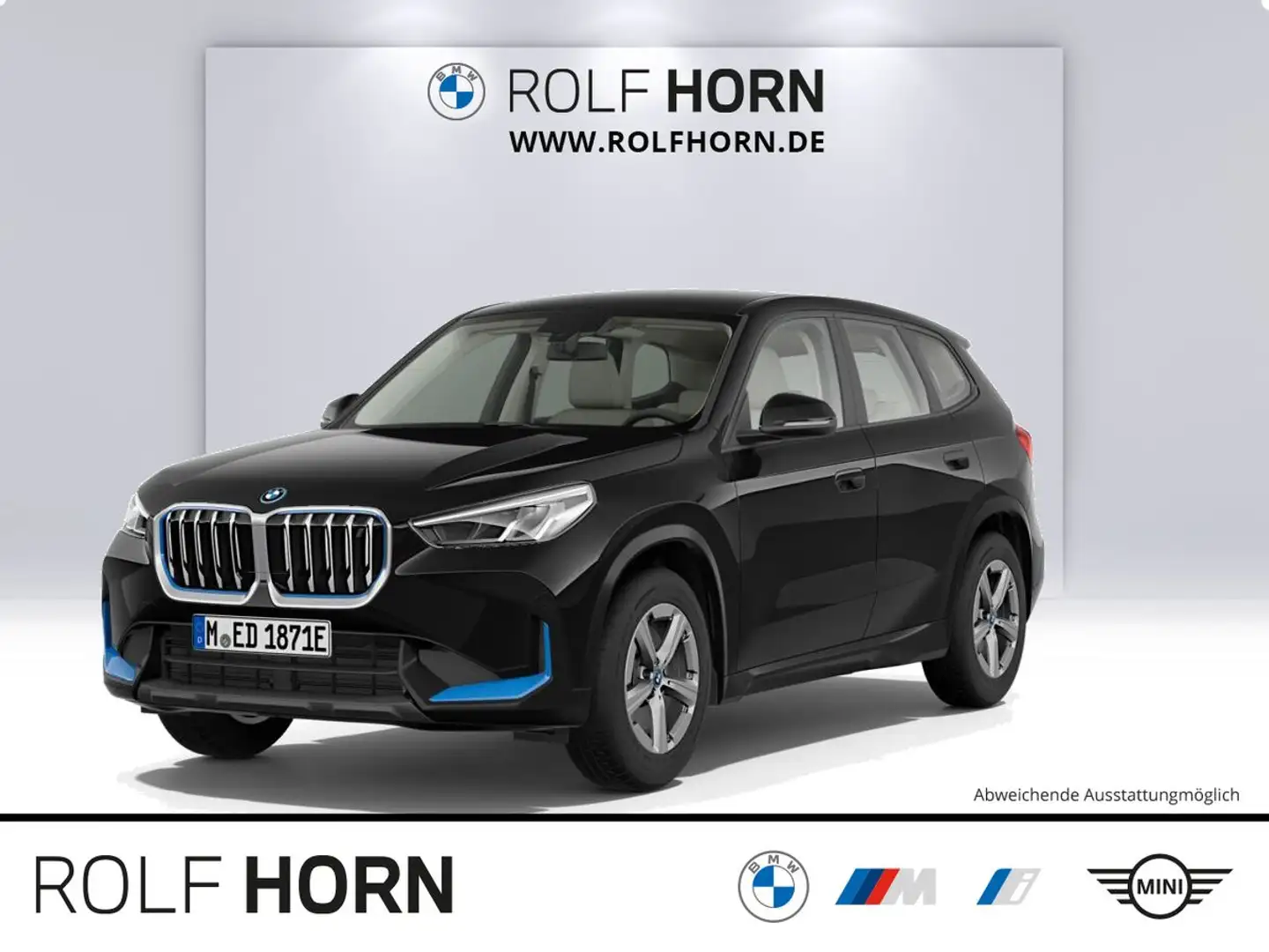 BMW iX1 xDrive30 xLine Pano Sportsitze h/k Navi RKam Schwarz - 1