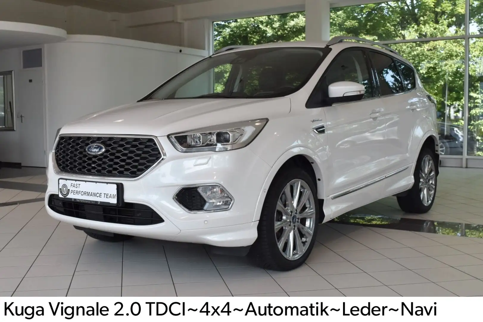 Ford Kuga Vignale 2.0 TDCI~4x4~Automatik~Leder~Navi Weiß - 1