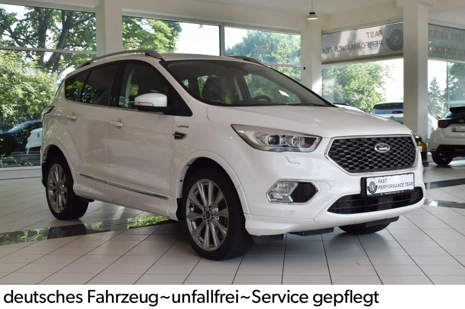 Ford Kuga Vignale 2.0 TDCI~4x4~Automatik~Leder~Navi Weiß - 2