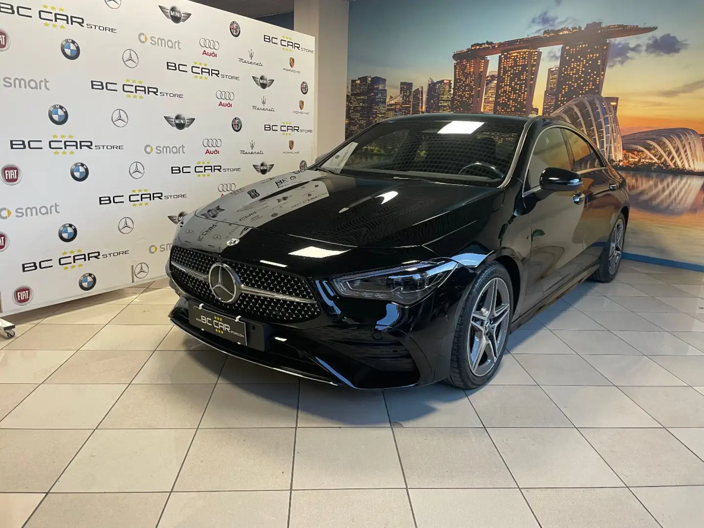 Mercedes-Benz CLA 200 Coupè d Aut. Premium AMG Line Nero - 1
