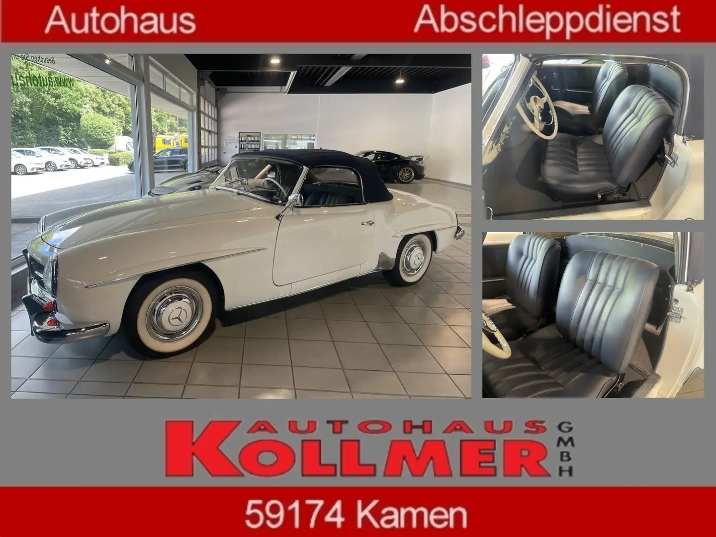 Mercedes-Benz 190 SL Blanc - 1