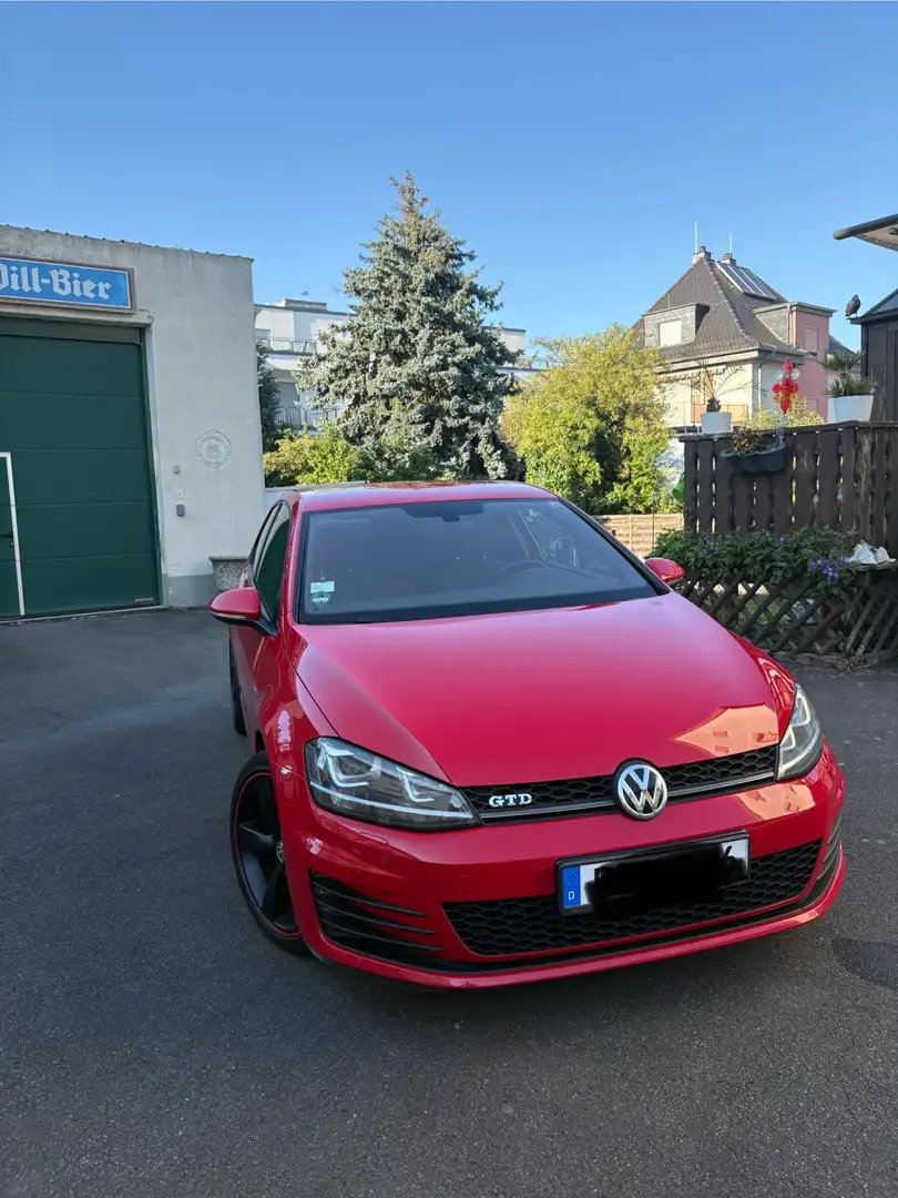 Volkswagen Golf GTD GTD BMT SERVICE NEU Rojo - 1