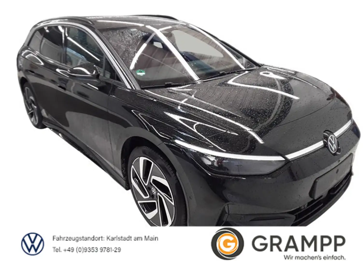 Volkswagen ID.7 Tourer Pro +CCS+WÄRMEPUMPE+AHK+MATRIX+360°+ Schwarz - 1