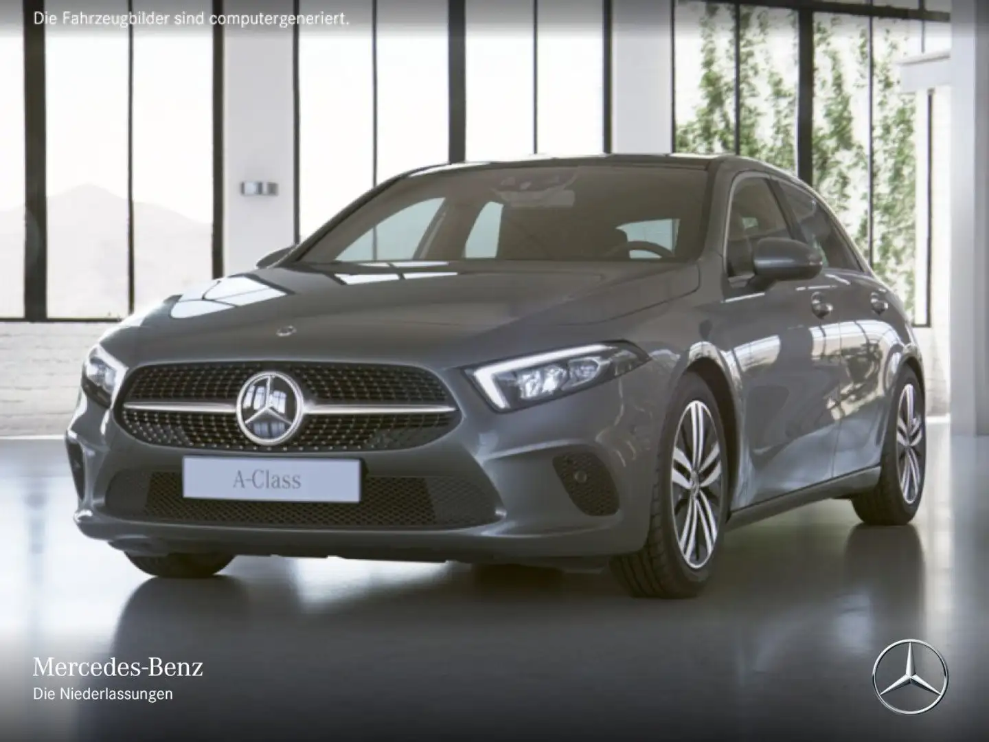 Mercedes-Benz A 180 d PROGRESSIVE+PANO+LED+KAMERA+8G Grau - 2