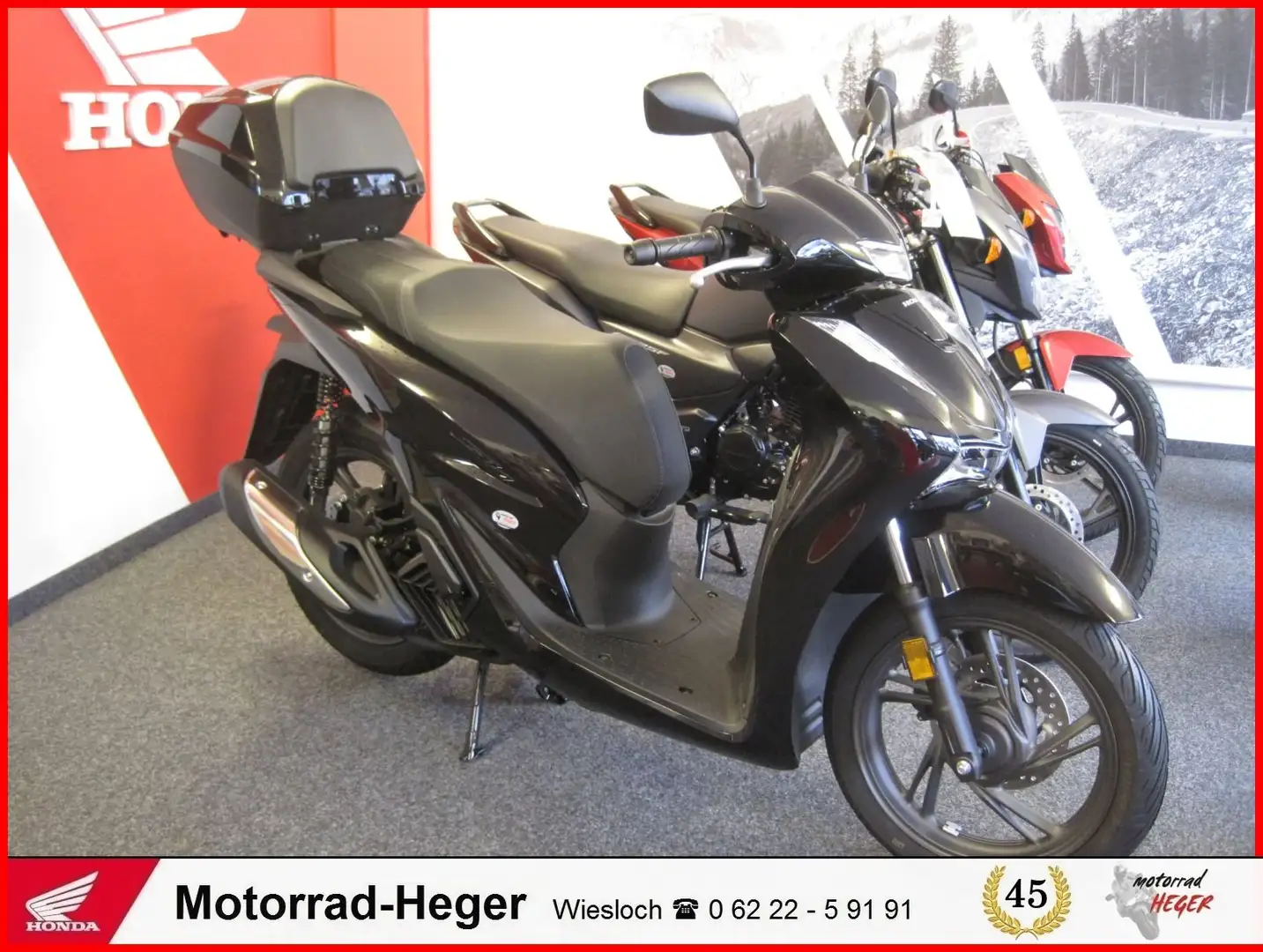 Honda SH 125i inkl. Smart-Key Topcase Negro - 2