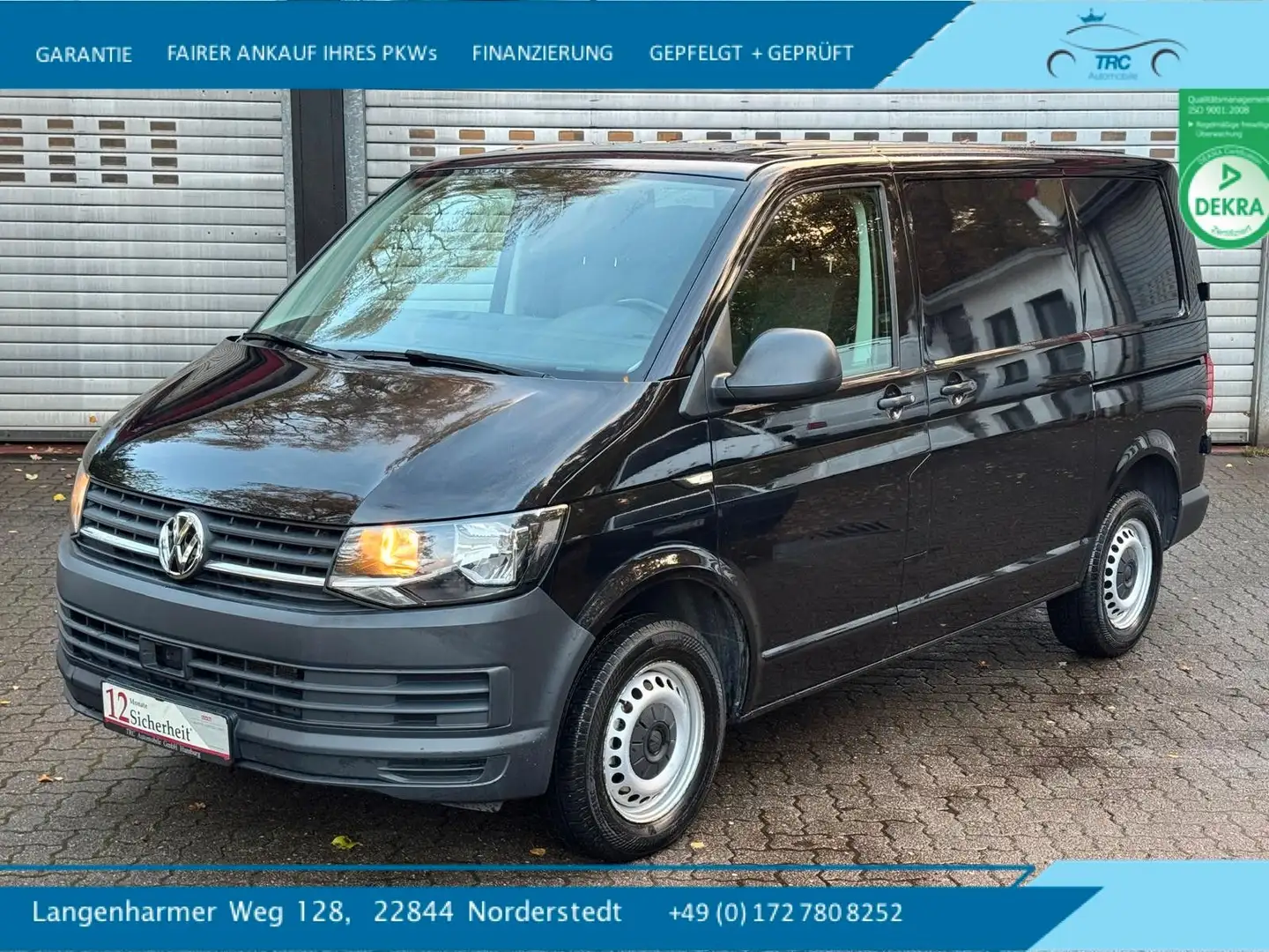 Volkswagen T6 Transporter Kasten-Kombi Kasten Noir - 1