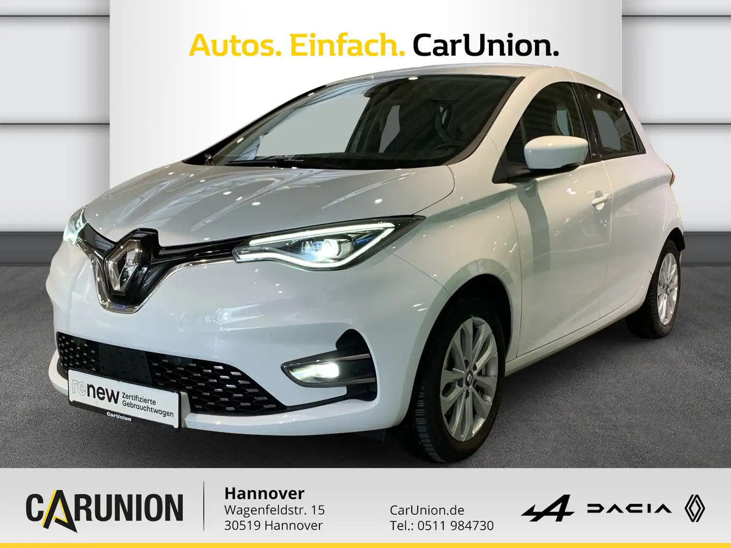 Renault ZOE Experience mit Batterie R110 Z.E. 50 Weiß - 1