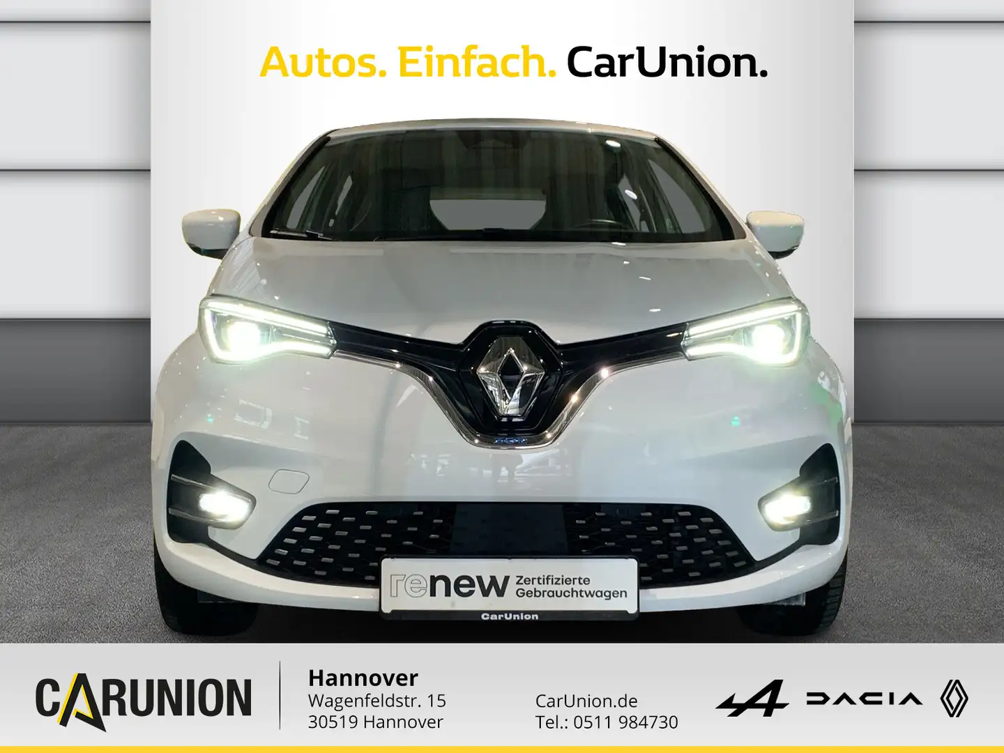 Renault ZOE Experience mit Batterie R110 Z.E. 50 Weiß - 2