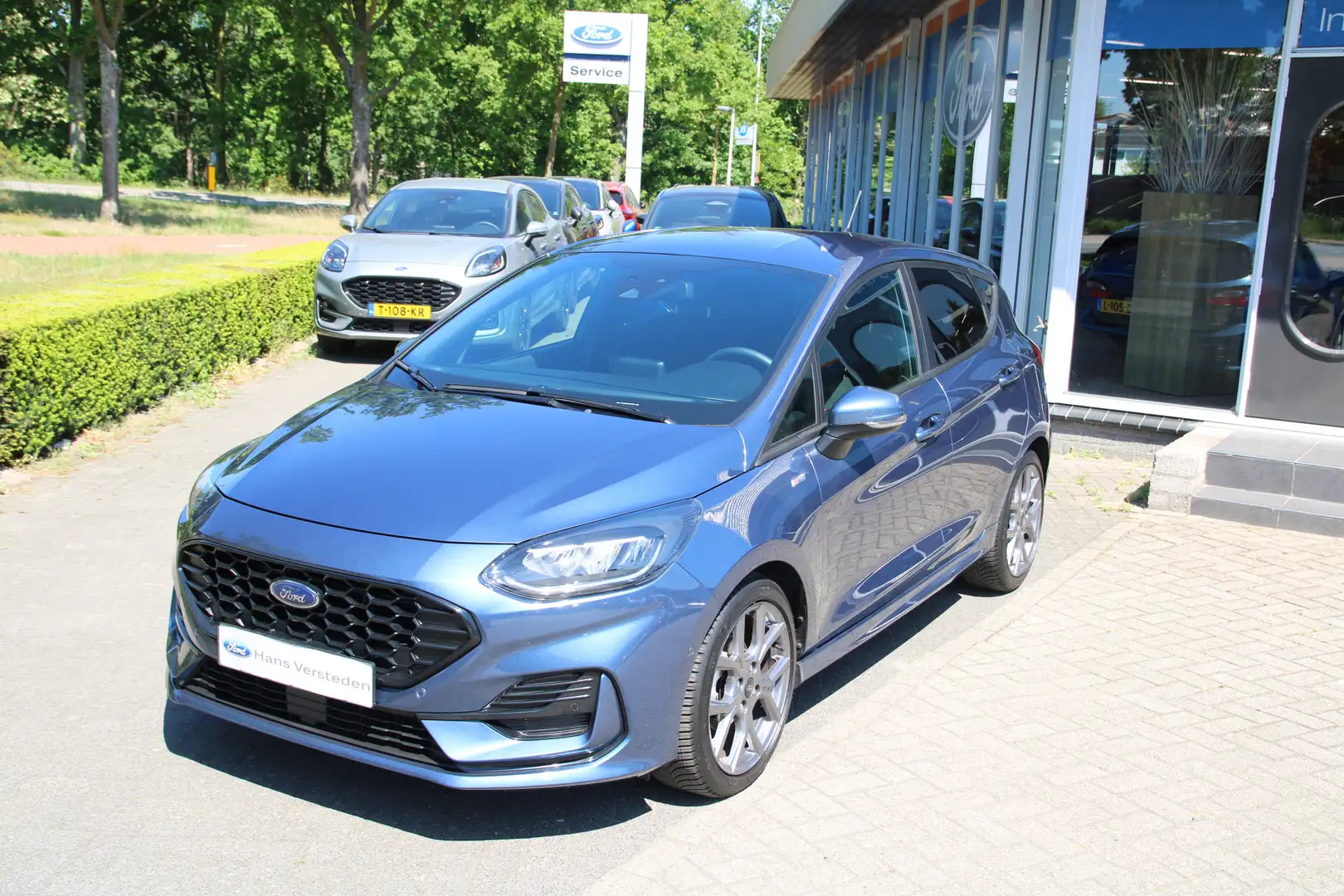 Ford Fiesta 1.0 EcoBoost 100 PK ST-Line WINTER PACK | ADAPTIEV Blauw - 1