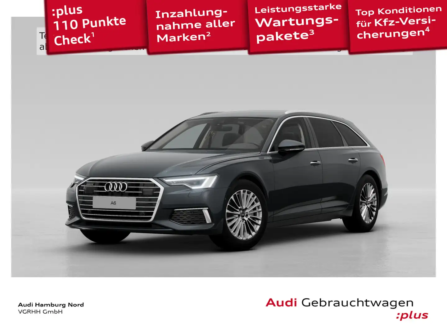 Audi A6 40 TDI quattro S tronic AHK Navi Sound Grijs - 1