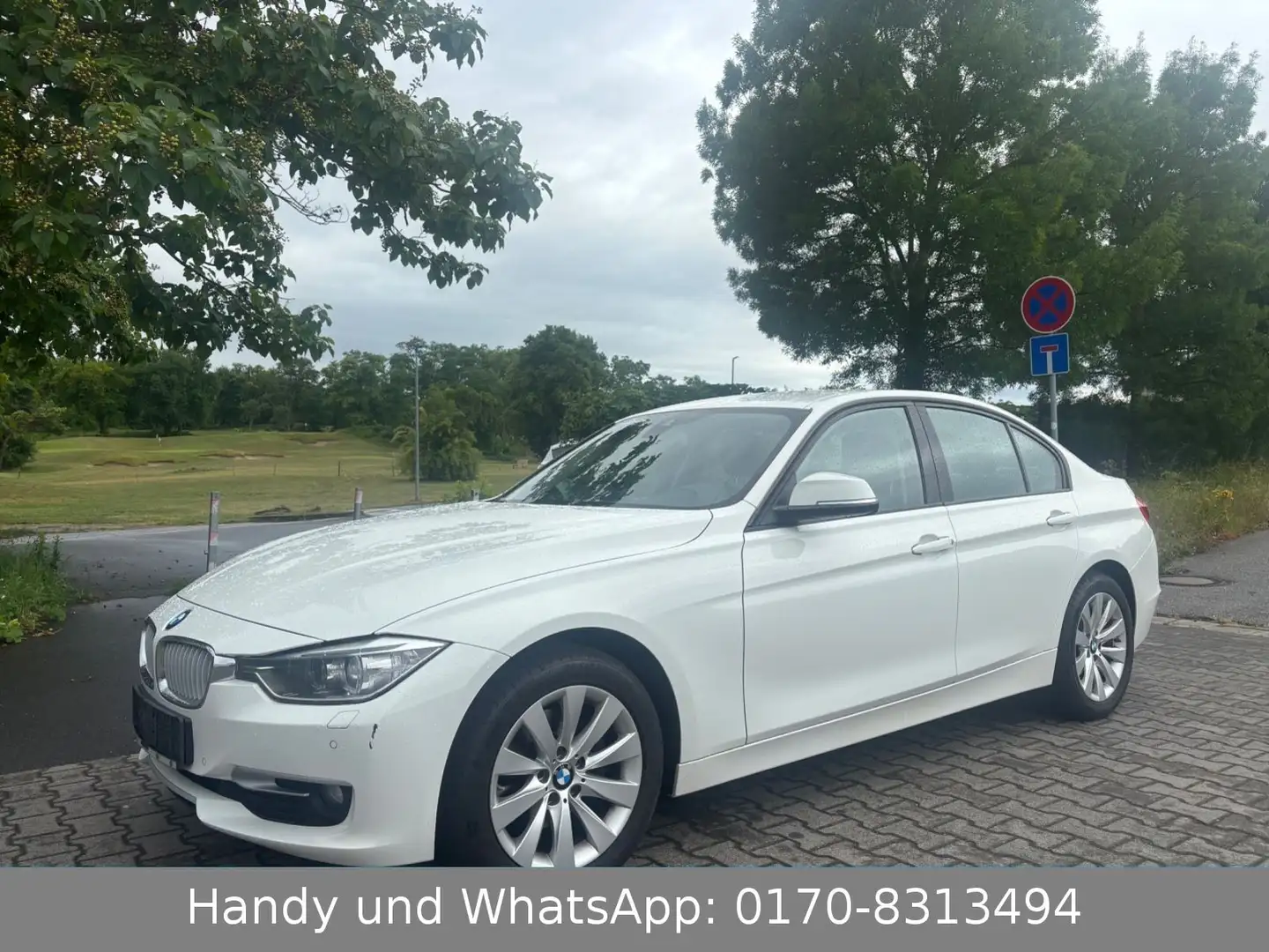 BMW 320 d AUTOMATIK*BI-XENON*NAVI*PDC*KLIMA*TEMP*SHZ Weiß - 1