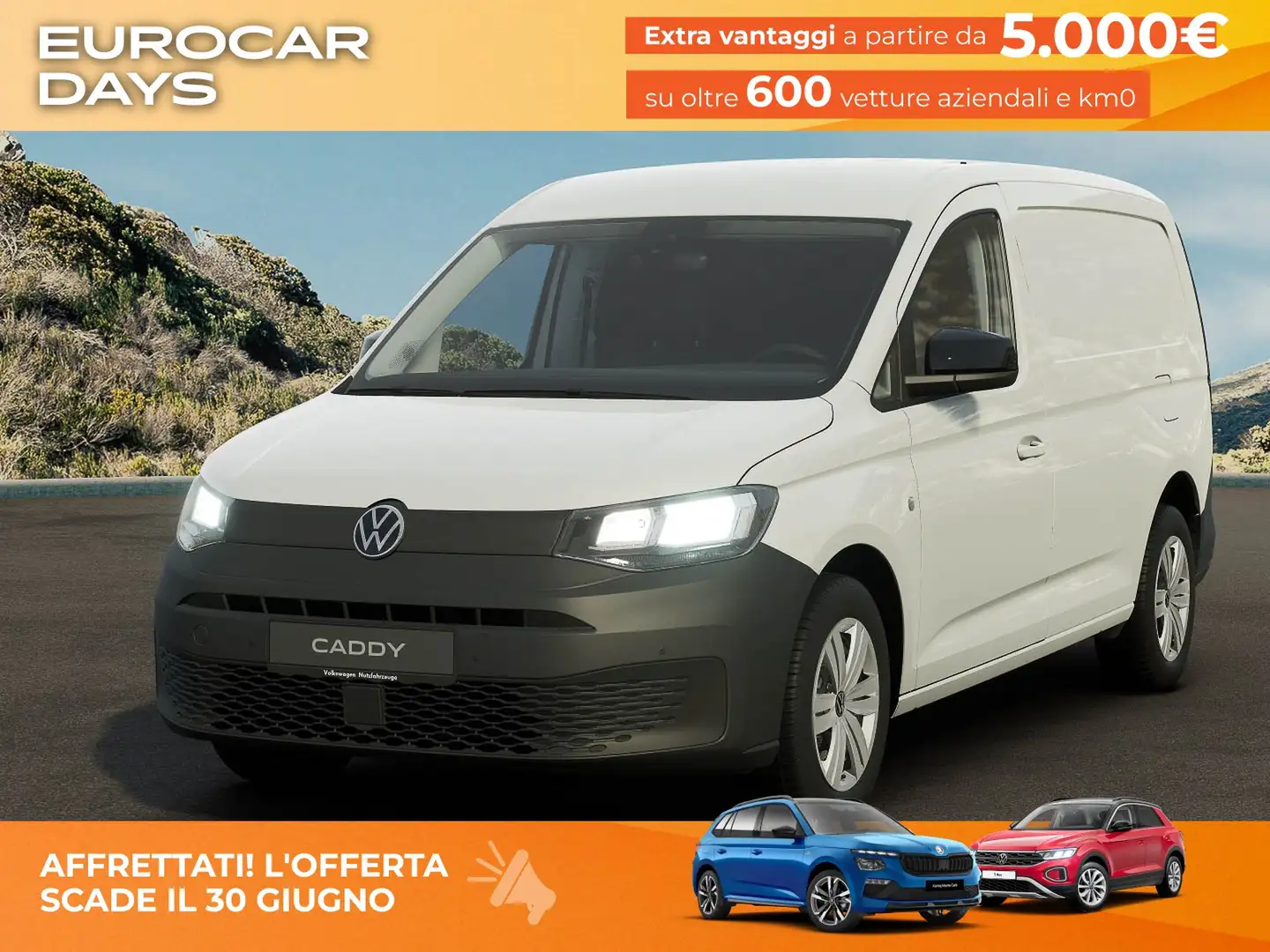 Volkswagen Caddy cargo maxi 1.5 tsi 114cv business Wit - 1