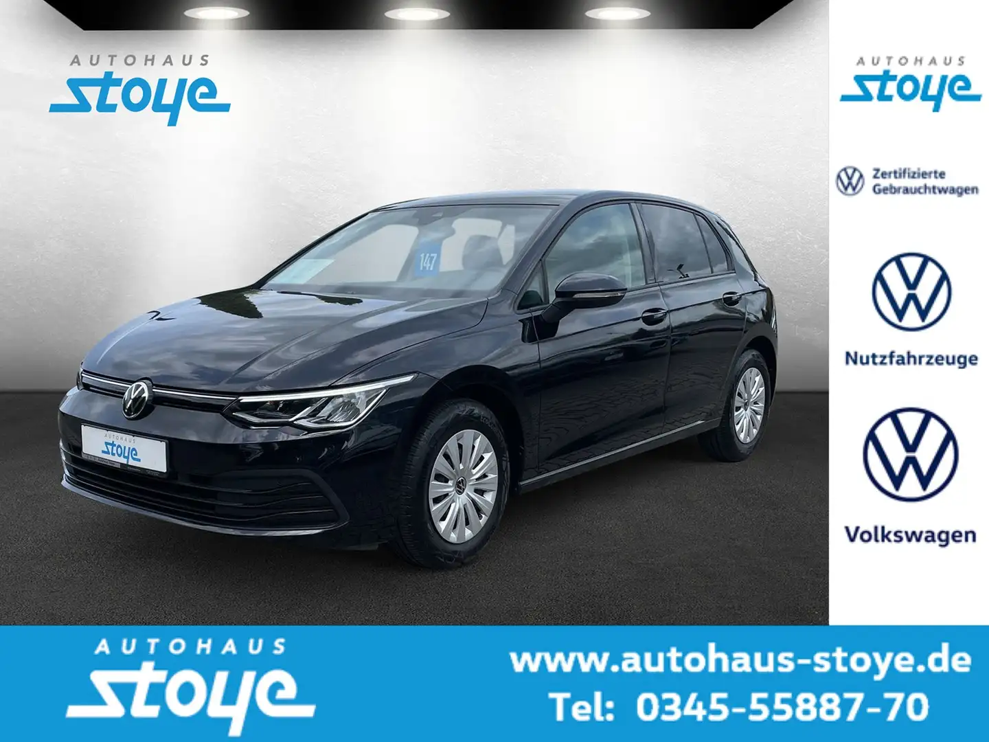 Volkswagen Golf TSi Apple Carplay Sitzh LED EPC v+h Trendline Noir - 1