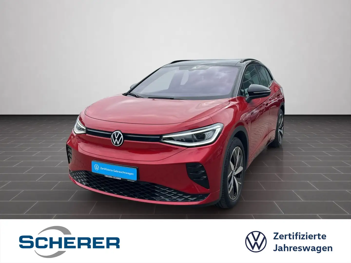 Volkswagen ID.4 GTX 250 kW PANO SHZ NAVI ACC MATRIX-LED Rouge - 1