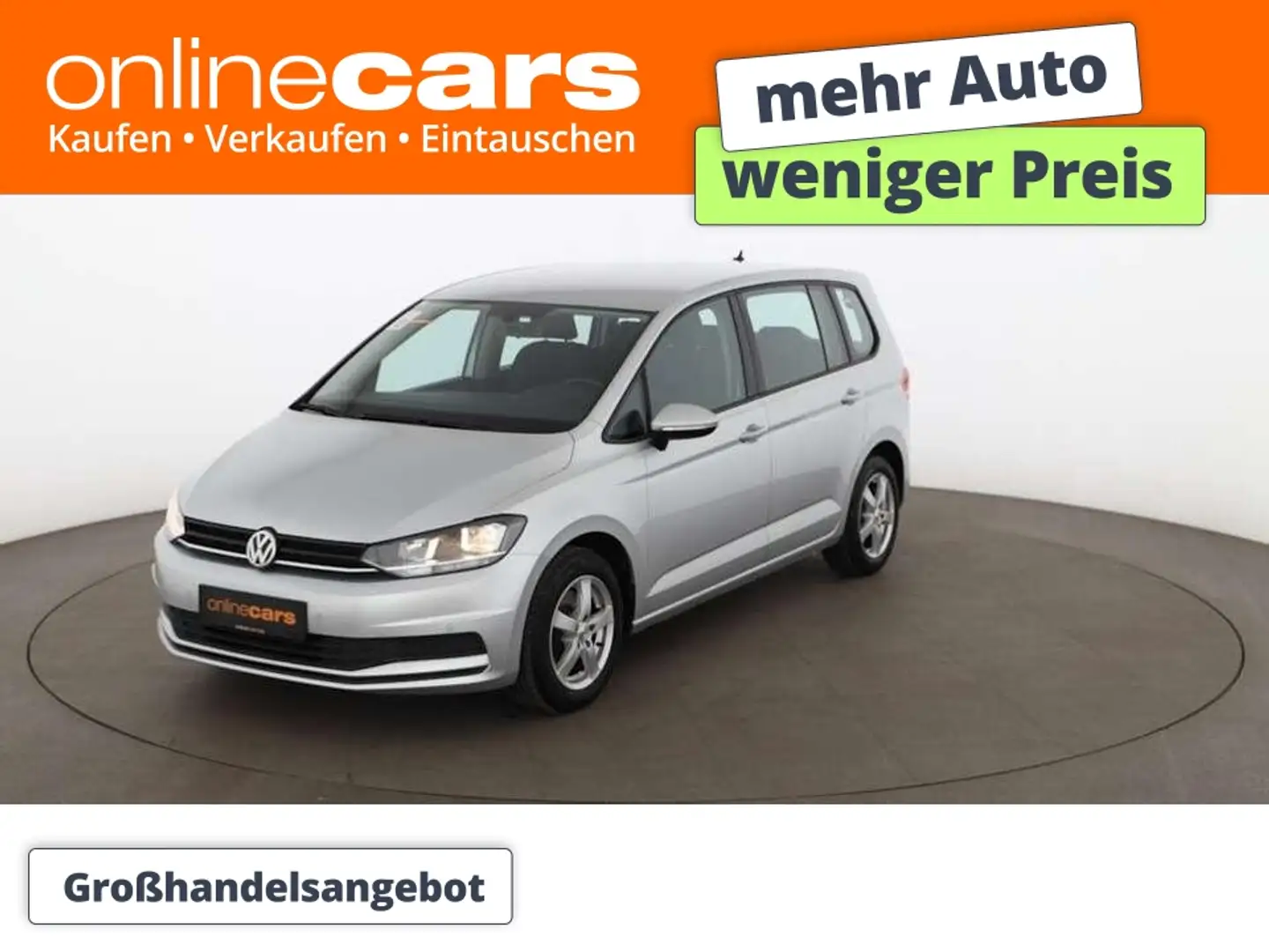 Volkswagen Touran 1.2 TSI Trend 7-SITZER AHK NAVI TEMP PDC Grau - 1