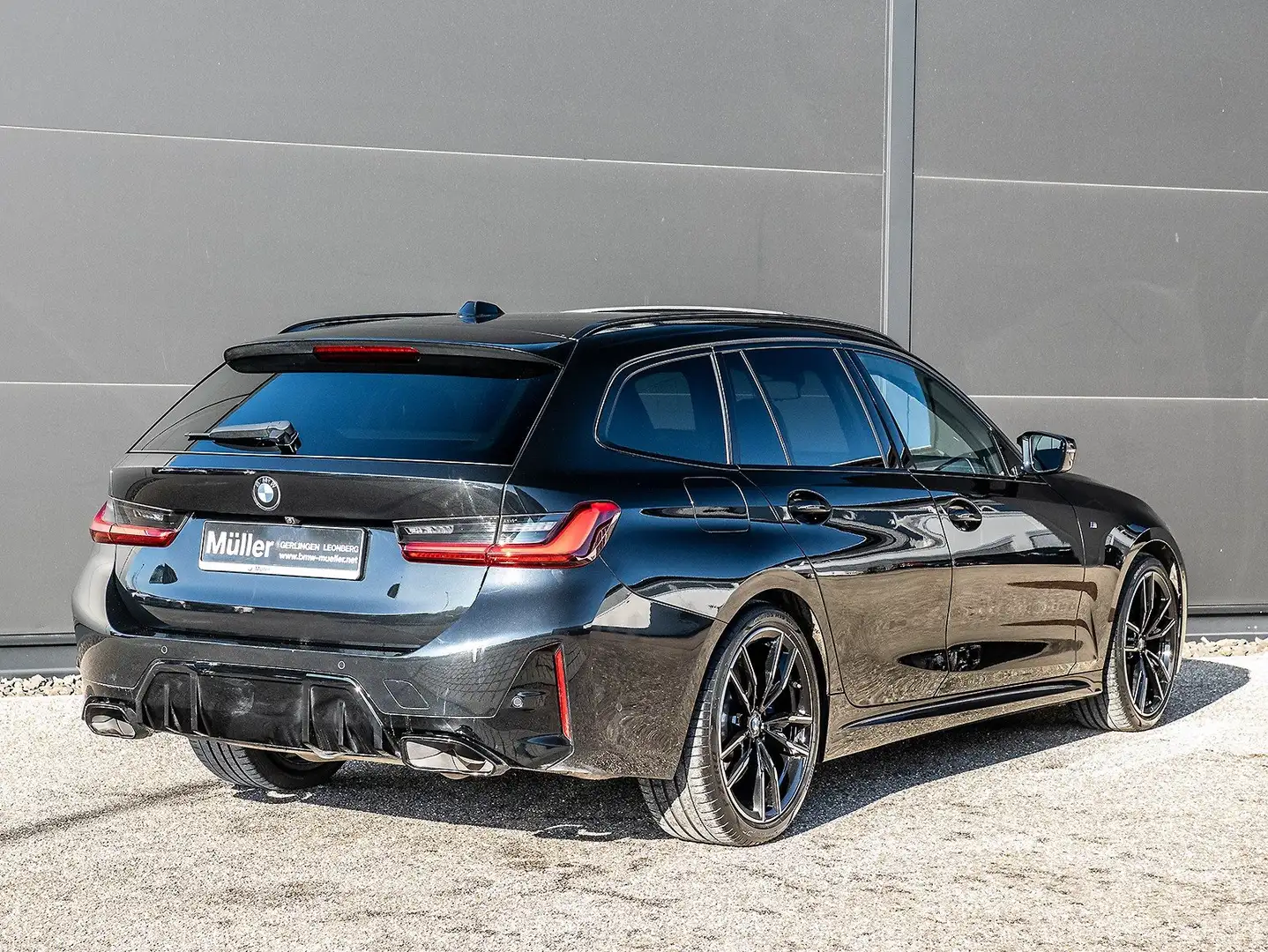 BMW 340 M340i xDrive Tour. M Sportpaket AHK GSD H/K 1VB LE Noir - 2