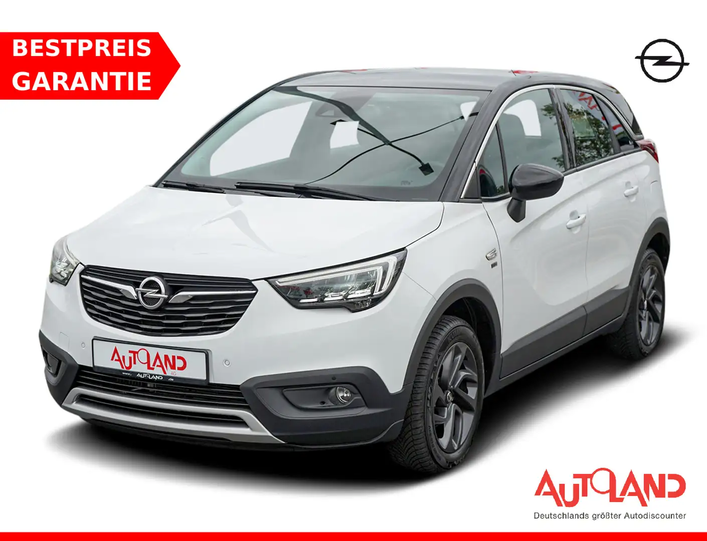 Opel Crossland X 1.2 Turbo LED IntelliLink Tempomat Weiß - 1
