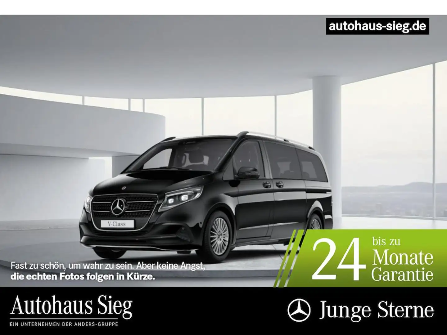 Mercedes-Benz V 250 d STYLE Lang MBUX*Lenkradhzg*LED*AHK 2,5t* Schwarz - 1