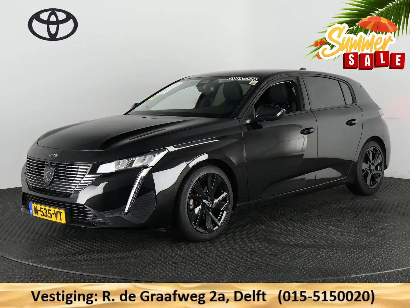 Peugeot 308 1.2 PureTech Allure Pack Business | Apple Carplay Zwart - 1