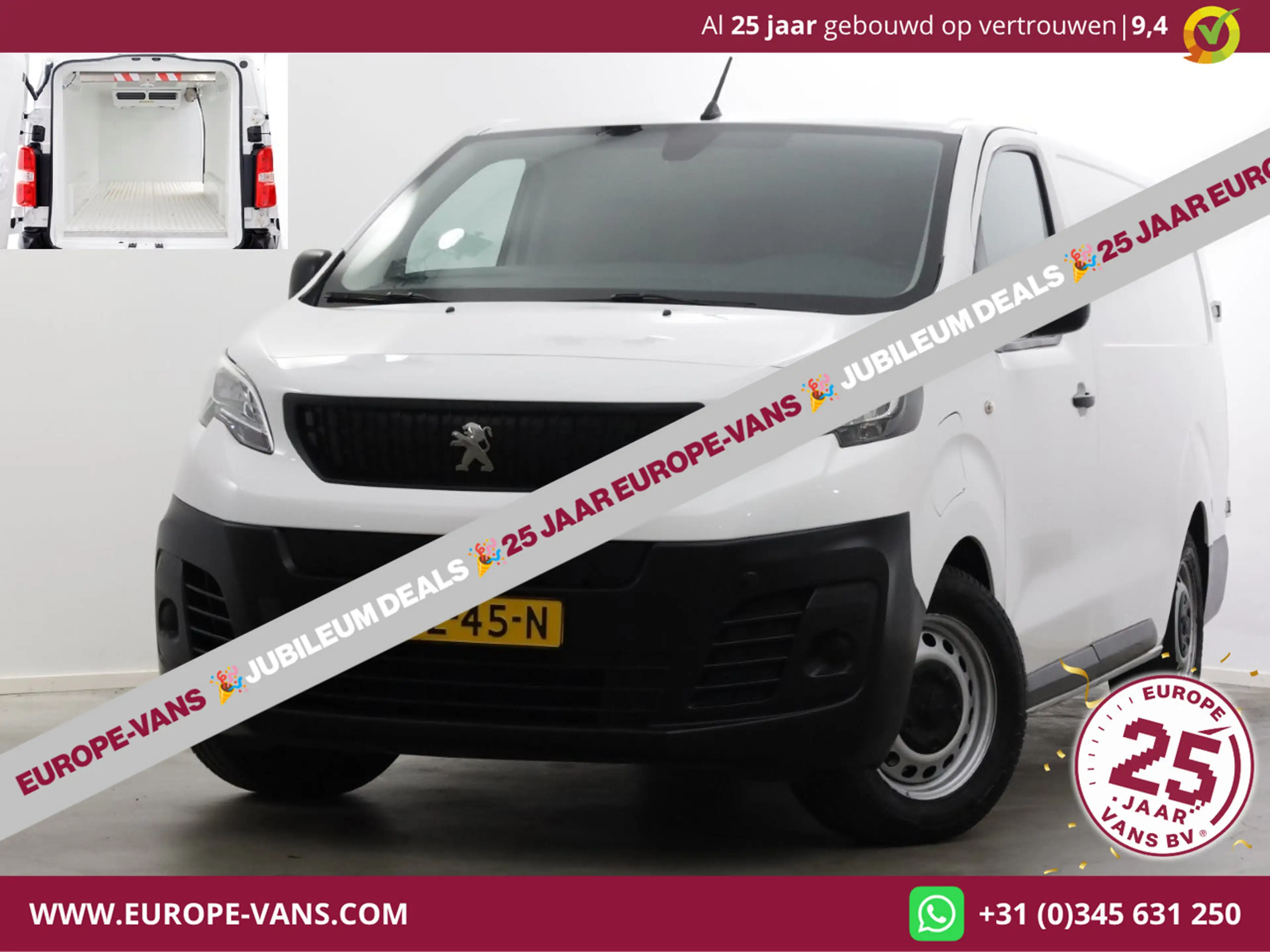 Peugeot e-Expert Long Asphalt 75 kWh Snellader Koelwagen 12V+230V S