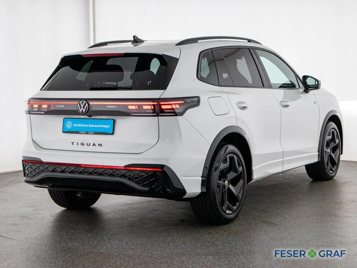 Volkswagen Tiguan 2.0 TDI R-Line DSG AHK AreaView Panorama Weiß - 2