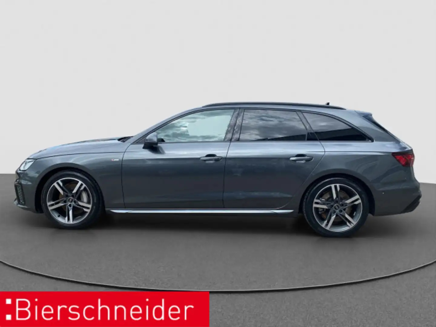 Audi A4 Av 45 TFSI qu 2x S-Line Black AHK PANO LEDER Grau - 2