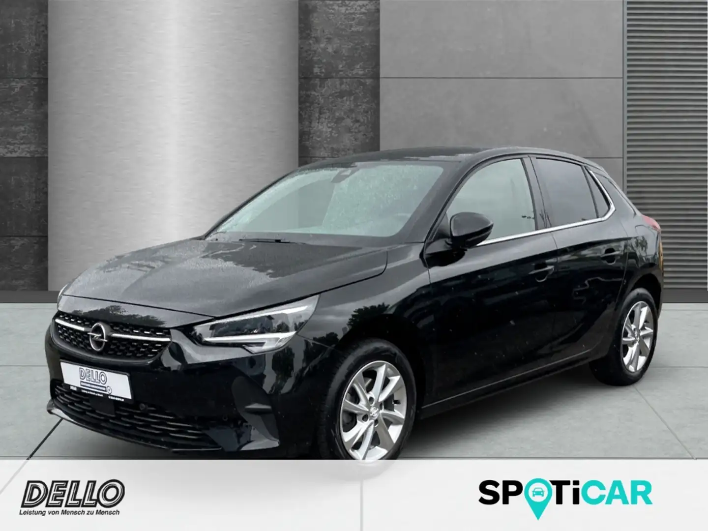 Opel Corsa Elegance LED Apple CarPlay Android Auto Klimaautom Noir - 1