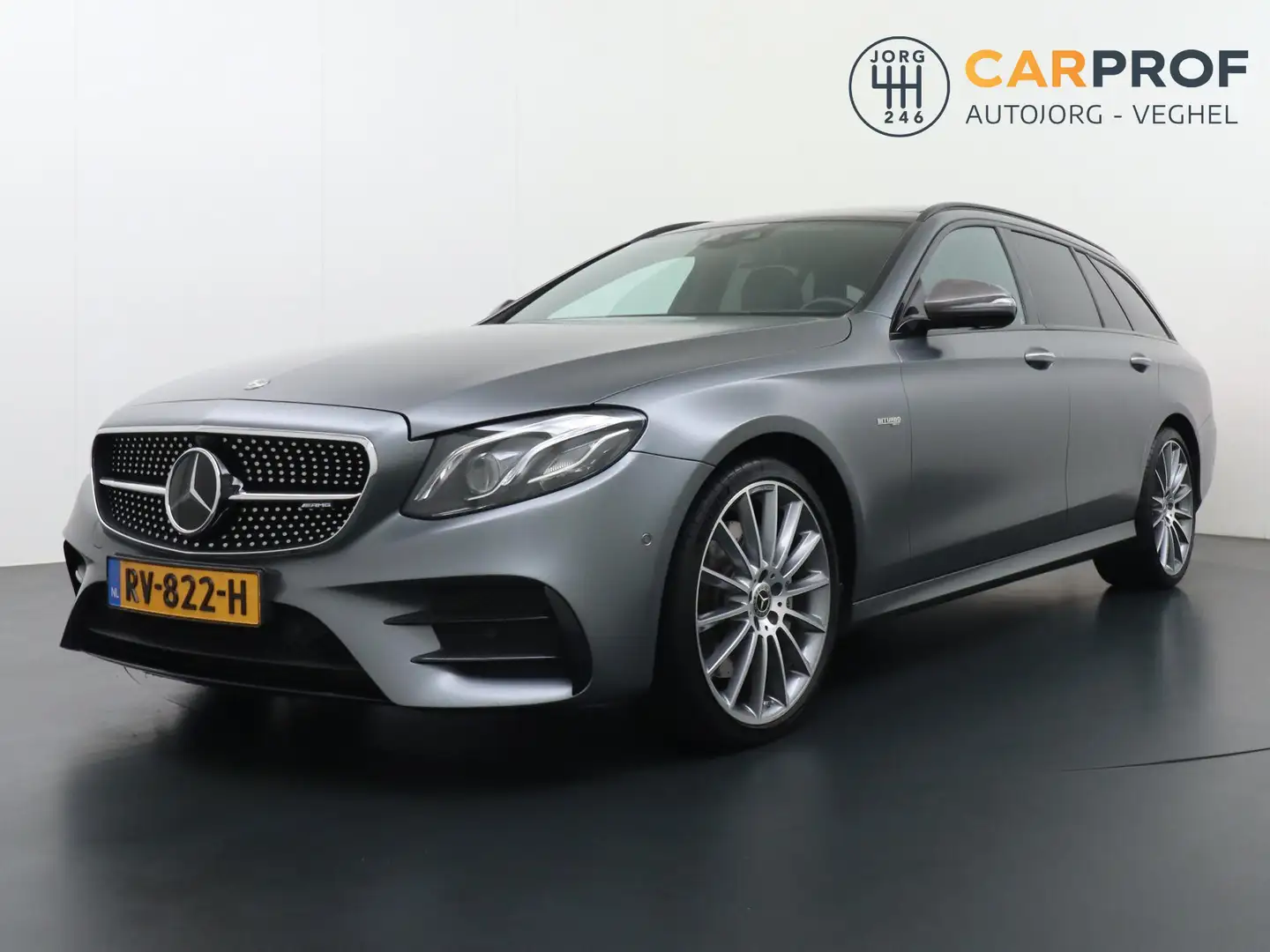 Mercedes-Benz E 43 AMG Estate 4MATIC Prestige Plus Trekhaak 360 Camera | Gris - 1