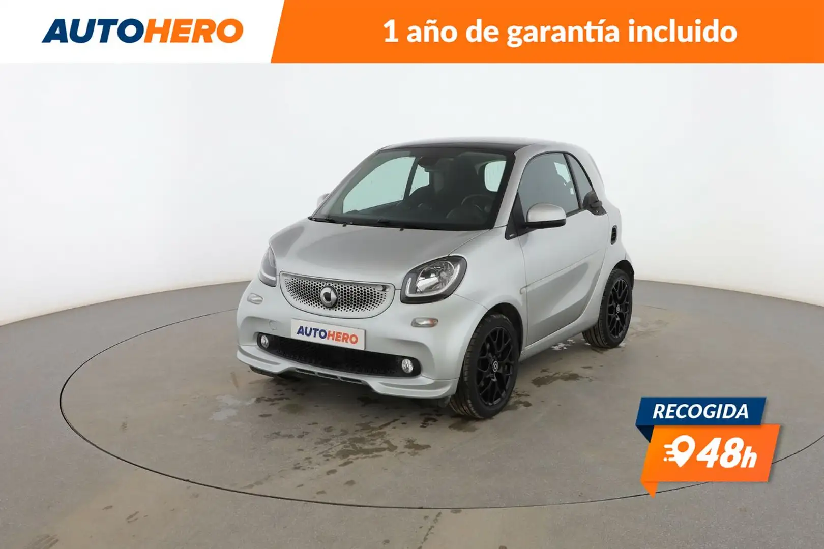 smart forTwo 0.9 Turbo Basis passion Gris - 1