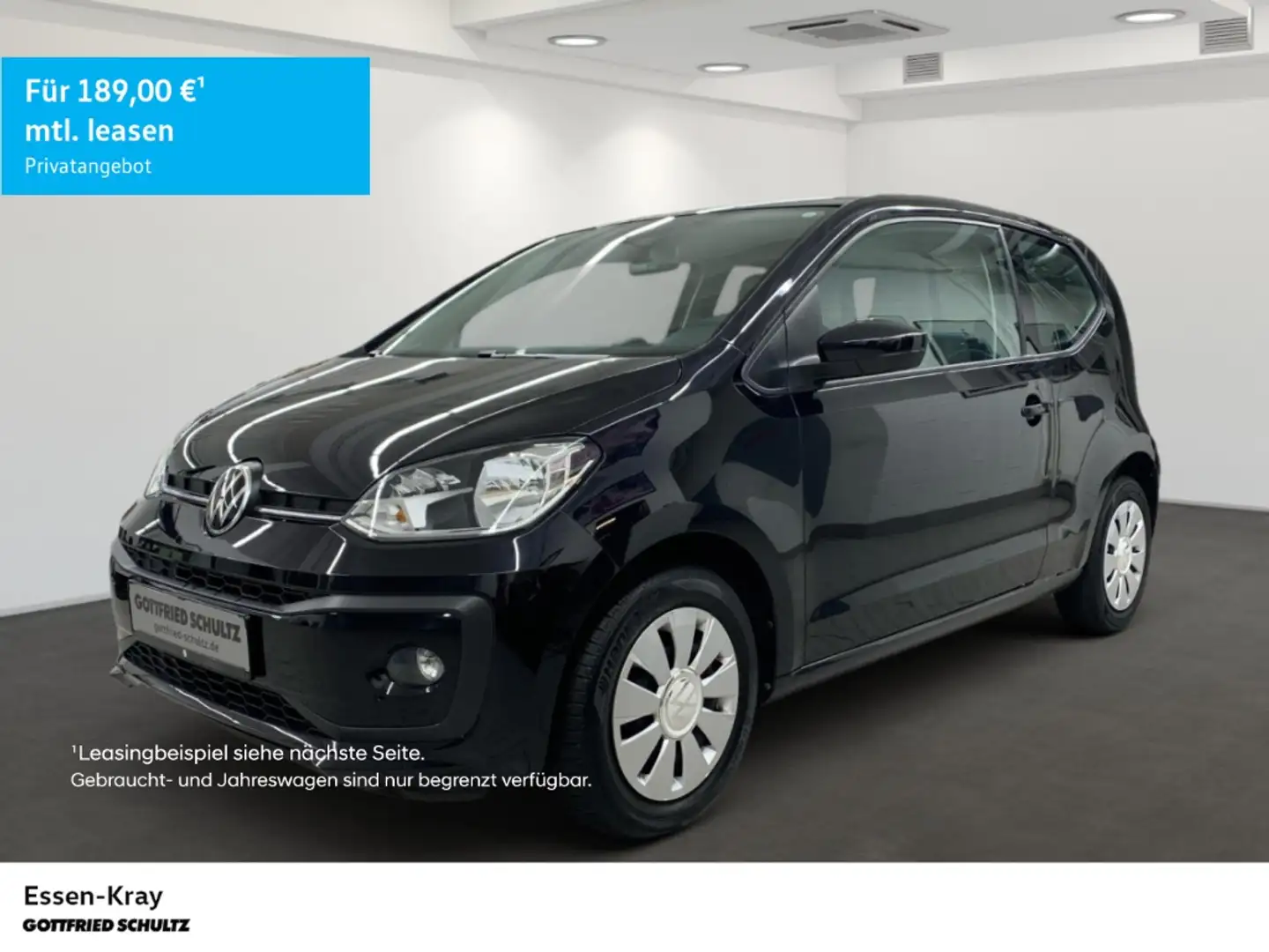 Volkswagen up! Alu14 GJR move 1.0 MPI Klima Sitzheizung Schwarz - 1