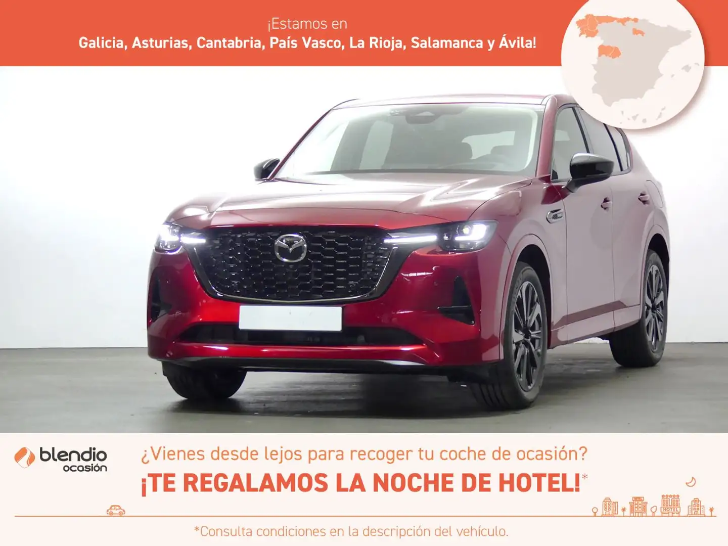 Mazda CX-60 2022 2.5 e-SKYACTIV PHEV 327CV 8AT AWD HOMUTA CON- Czerwony - 1