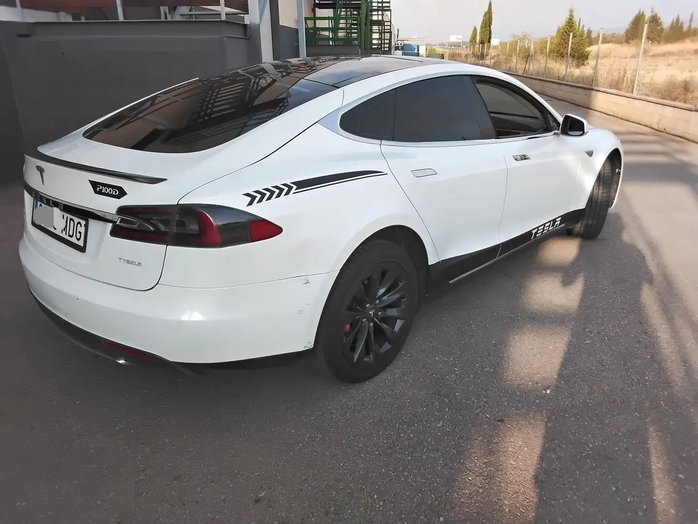 Tesla Model S Model S P90D Blanco - 1