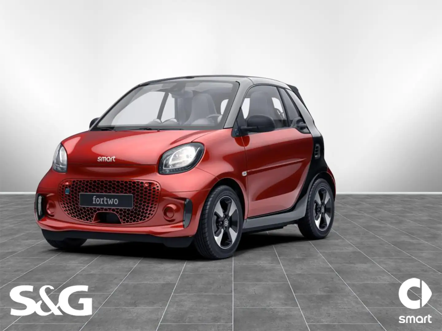 smart forTwo EQ passion KAMERA+22 KW BORDLADER+15 ZOLL Roşu - 1
