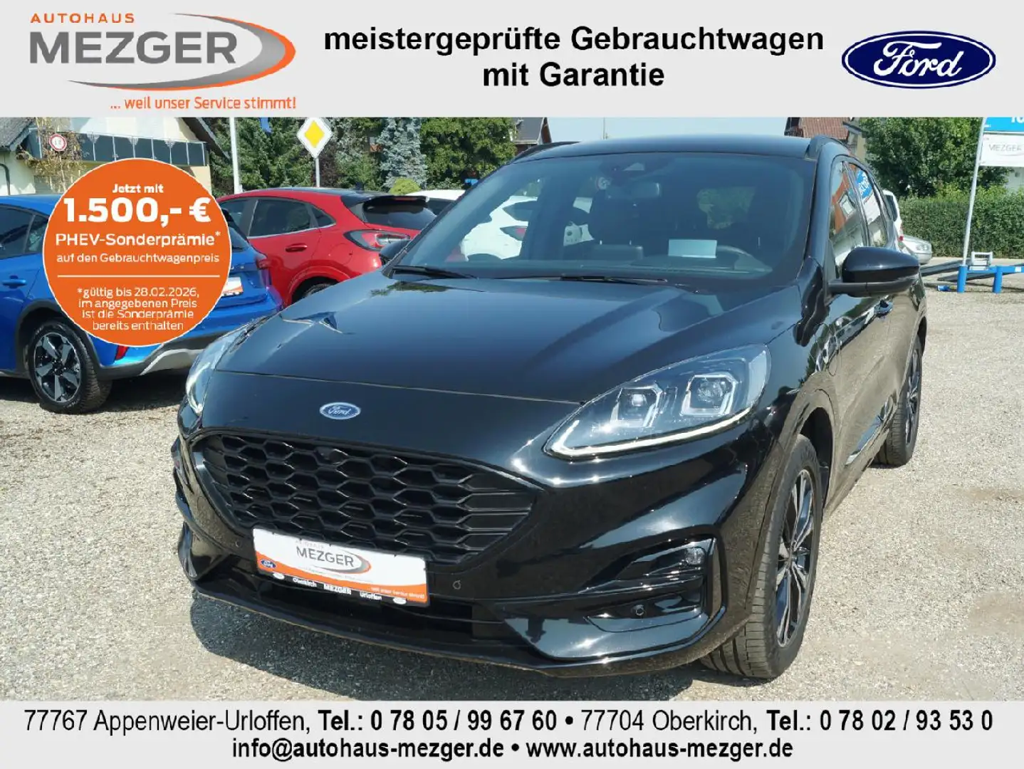 Ford Kuga Plug-In Hybrid ST-Line X Schwarz - 1