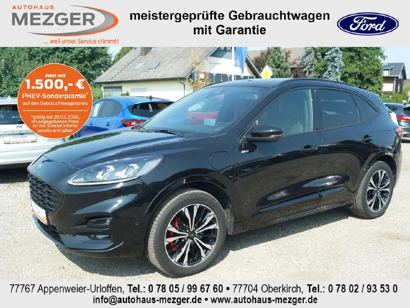 Ford Kuga Plug-In Hybrid ST-Line X Schwarz - 2