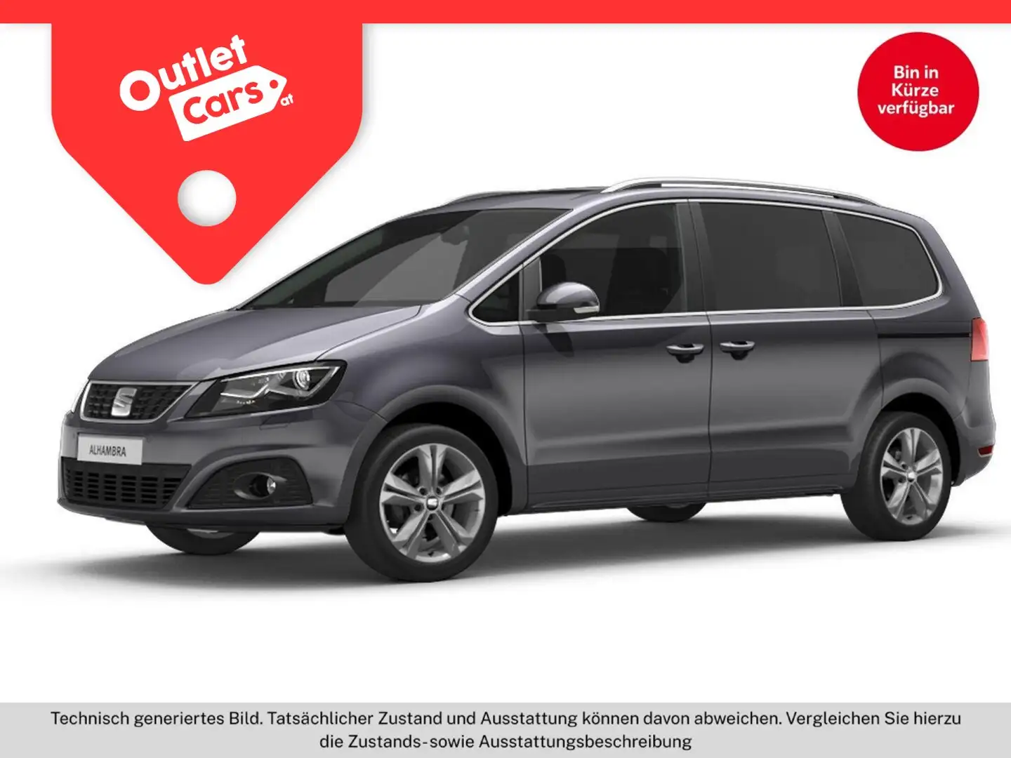 SEAT Alhambra 1.4 TSI Xcellence RADAR+ASSIST+NAVI Grau - 1