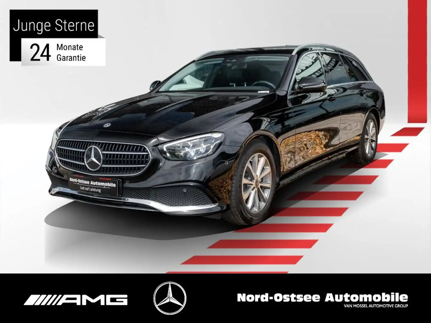 Mercedes-Benz E 200 d T AVANTGARDE AHK LED KAMERA TOTW. MBUX Schwarz - 1