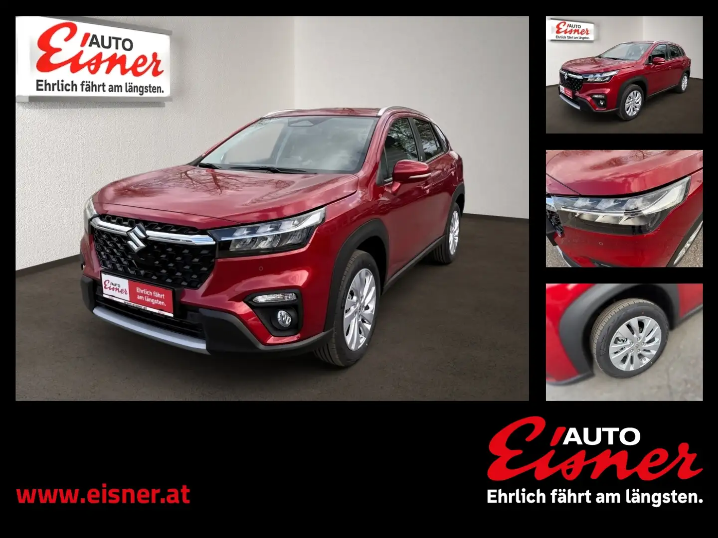 Suzuki S-Cross 1.4 DITC Hybrid shine ABS ESP Rood - 1
